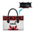 Canadian Rugby Leather Bag Maple Leaves Sporty Art Style White Color - Wonder Print Shop