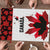 Canadian Rugby Puzzle Maple Leaves Sporty Art Style White Color - Wonder Print Shop