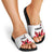 Canadian Rugby Slide Sandals Maple Leaves Sporty Art Style White Color - Wonder Print Shop
