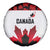 Canadian Rugby Spare Tire Cover Maple Leaves Sporty Art Style White Color - Wonder Print Shop