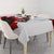 Canadian Rugby Tablecloth Maple Leaves Sporty Art Style White Color - Wonder Print Shop