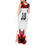Custom Canadian Rugby Tank Maxi Dress Maple Leaves Sporty Art Style White Color - Wonder Print Shop