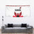 Canadian Rugby Tapestry Maple Leaves Sporty Art Style White Color - Wonder Print Shop