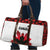 Canadian Rugby Travel Bag Maple Leaves Sporty Art Style White Color - Wonder Print Shop