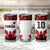 Custom Canadian Rugby Tumbler Cup Maple Leaves Sporty Art Style White Color - Wonder Print Shop
