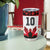 Custom Canadian Rugby Tumbler Cup Maple Leaves Sporty Art Style White Color - Wonder Print Shop