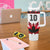 Custom Canadian Rugby Tumbler With Handle Maple Leaves Sporty Art Style White Color - Wonder Print Shop