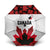 Canadian Rugby Umbrella Maple Leaves Sporty Art Style White Color - Wonder Print Shop