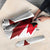 Canadian Rugby Umbrella Maple Leaves Sporty Art Style White Color - Wonder Print Shop