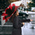 Canadian Rugby Umbrella Maple Leaves Sporty Art Style White Color - Wonder Print Shop