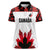 Custom Canadian Rugby Women Polo Shirt Maple Leaves Sporty Art Style White Color - Wonder Print Shop