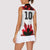 Custom Canadian Rugby Women Sleeveless Polo Shirt Maple Leaves Sporty Art Style White Color - Wonder Print Shop