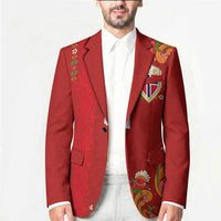 Custom Norway Football Blazer Norge Viking and Rosemaling Ornament