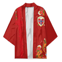 Custom Norway Football Kimono Norge Viking and Rosemaling Ornament
