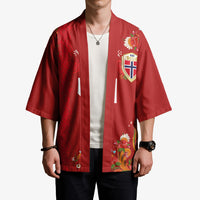 Custom Norway Football Kimono Norge Viking and Rosemaling Ornament