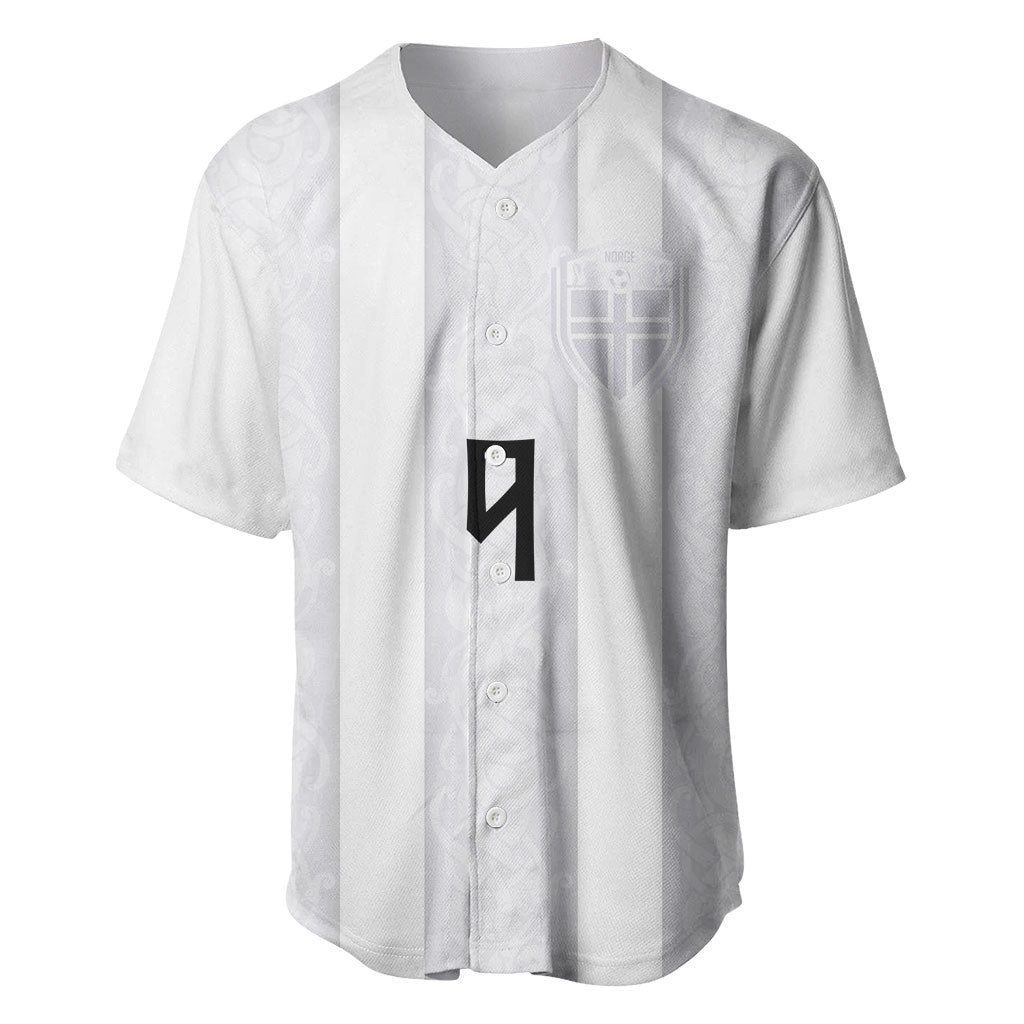 Custom Norway Football Baseball Jersey Norge Viking Ornament Whiteout