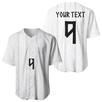 Custom Norway Football Baseball Jersey Norge Viking Ornament Whiteout