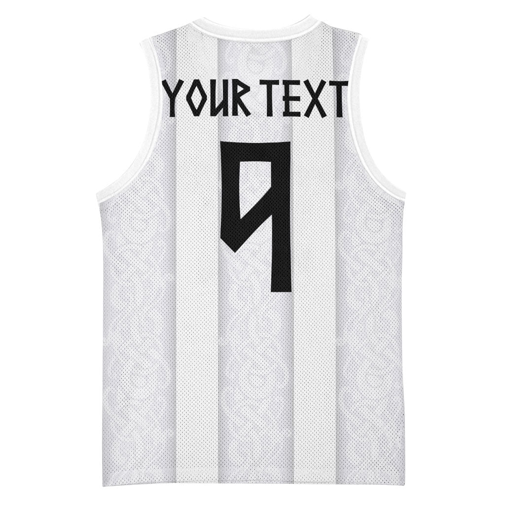 Custom Norway Football Basketball Jersey Norge Viking Ornament Whiteout
