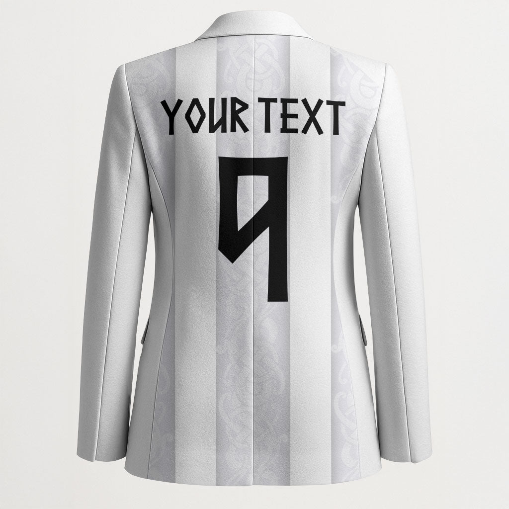 Custom Norway Football Blazer Norge Viking Ornament Whiteout
