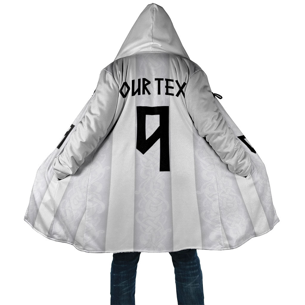 Custom Norway Football Cloak Norge Viking Ornament Whiteout