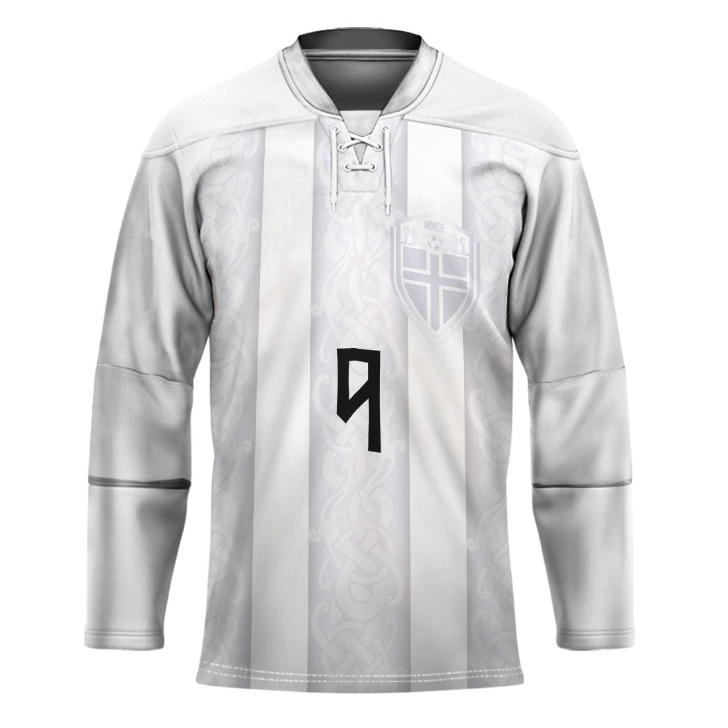 Custom Norway Football Hockey Jersey Norge Viking Ornament Whiteout