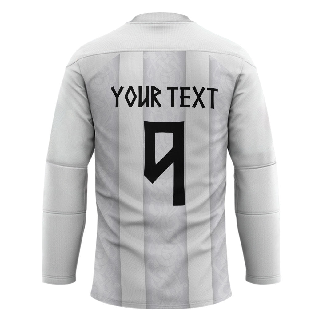 Custom Norway Football Hockey Jersey Norge Viking Ornament Whiteout
