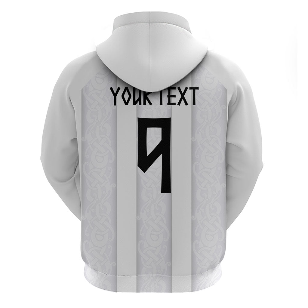 Custom Norway Football Hoodie Norge Viking Ornament Whiteout