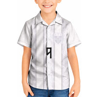 Custom Norway Football Kid Hawaiian Shirt Norge Viking Ornament Whiteout