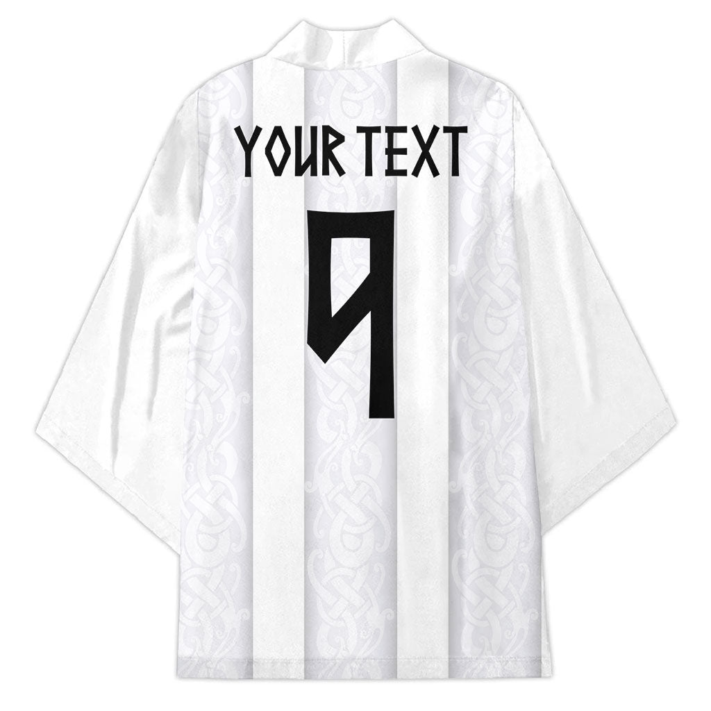 Custom Norway Football Kimono Norge Viking Ornament Whiteout