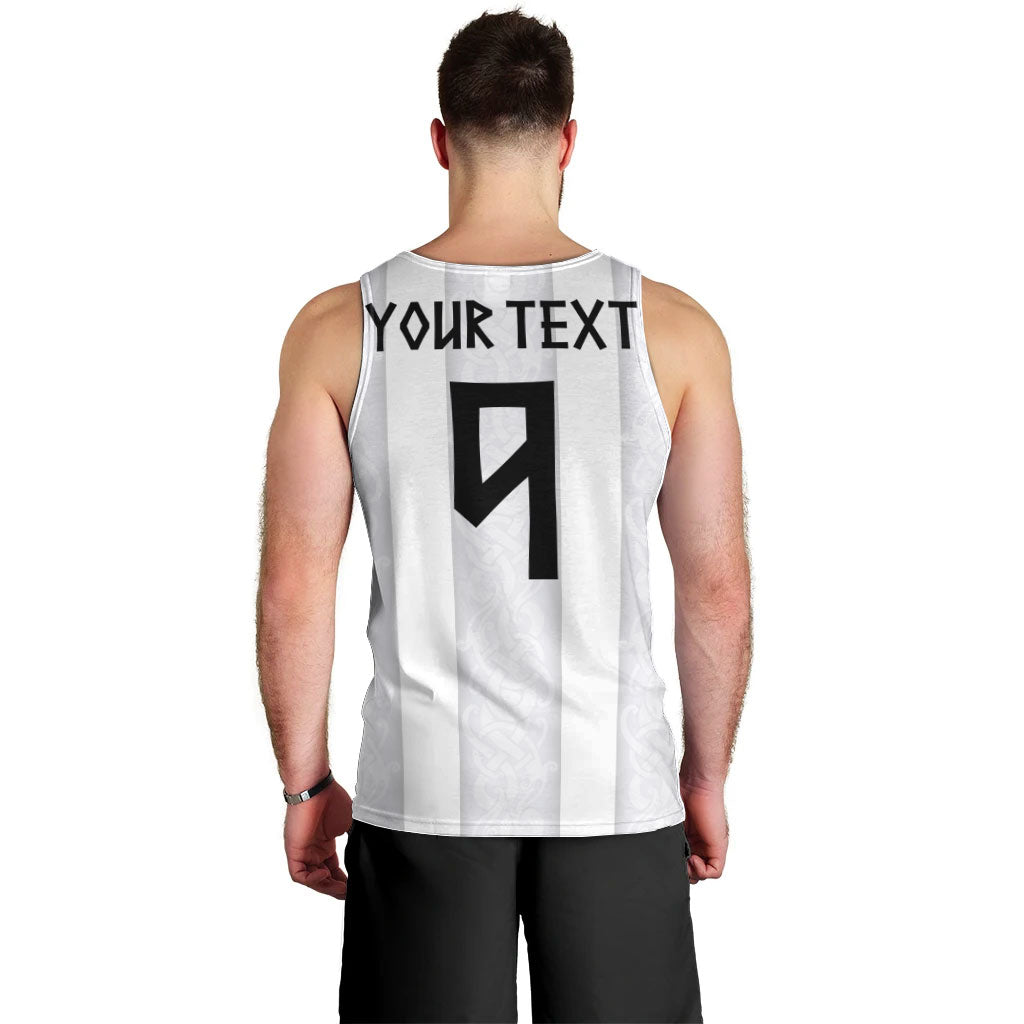 Custom Norway Football Men Tank Top Norge Viking Ornament Whiteout