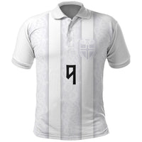 Custom Norway Football Polo Shirt Norge Viking Ornament Whiteout