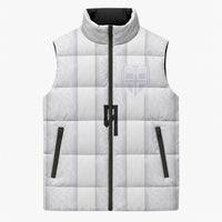 Custom Norway Football Sleeveless Puffer Jacket Norge Viking Ornament Whiteout