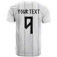 Custom Norway Football T Shirt Norge Viking Ornament Whiteout