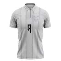 Custom Norway Football Zipper Polo Shirt Norge Viking Ornament Whiteout
