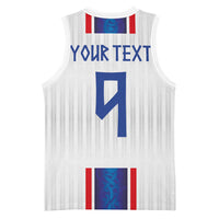 Custom Norway Football Basketball Jersey Norge Viking Ornament Vertical Stripe Sporty Style