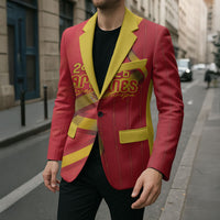 Custom Spain Football Blazer World Champions and Kings of Europe