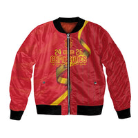 Custom Spain Football Bomber Jacket World Champions and Kings of Europe