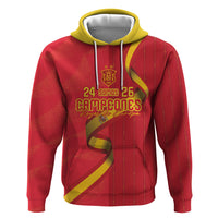 Custom Spain Football Hoodie World Champions and Kings of Europe