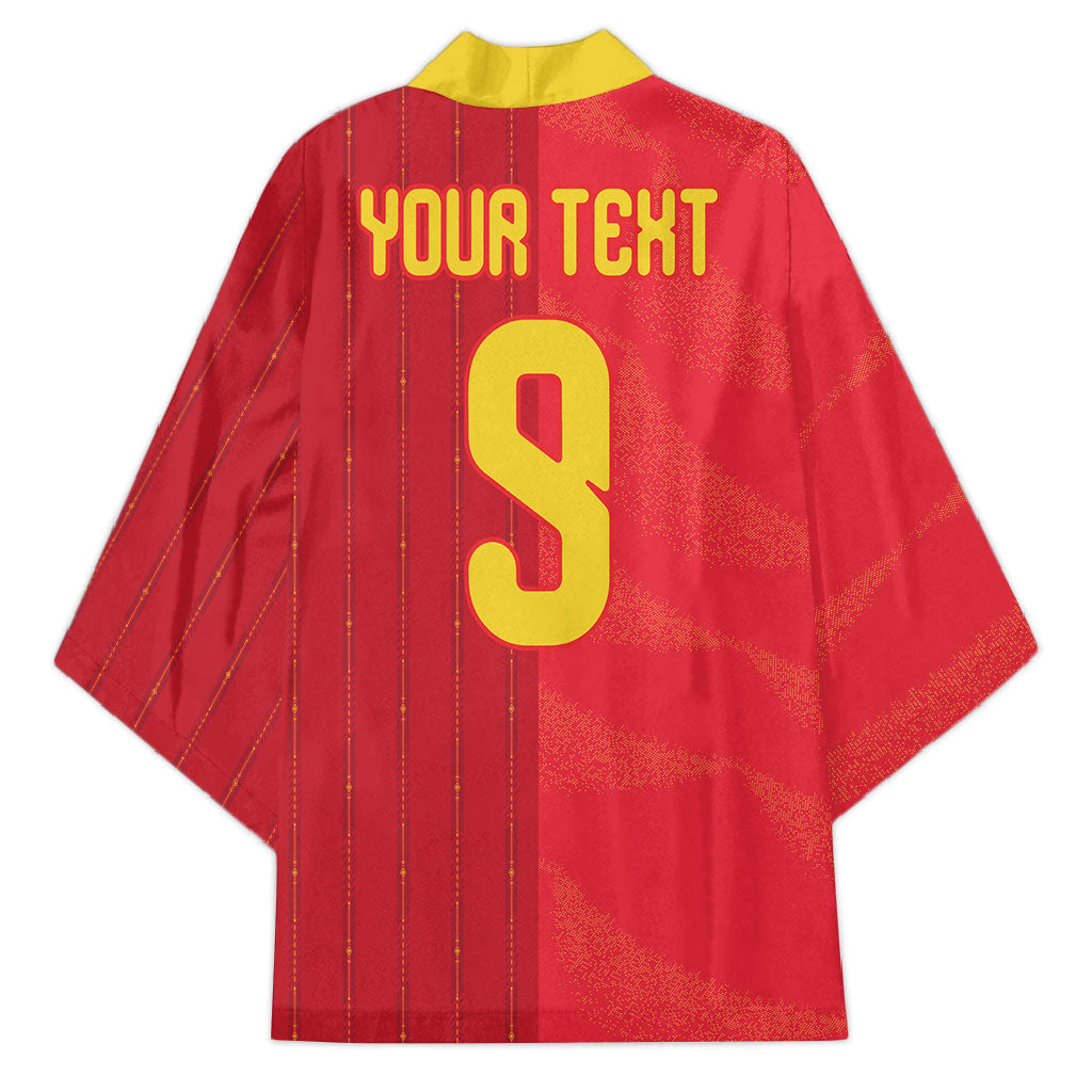 Custom Spain Football Kimono World Champions and Kings of Europe