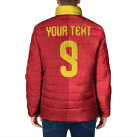 Custom Spain Football Padded Jacket World Champions and Kings of Europe