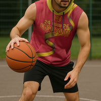 Custom Spain Football Sleeveless Hoodie World Champions and Kings of Europe