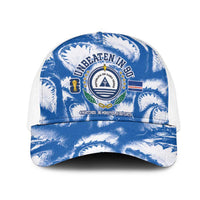 Cape Verde Football Mesh Trucker Cap Blue Sharks-Unbeaten in 90 Minutes