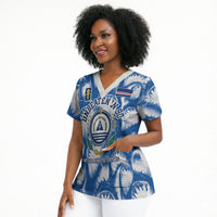 Cape Verde Football Scrub Top Blue Sharks - Unbeaten in 90 Minutes