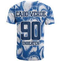 Cape Verde Football T shirt Blue Sharks - Unbeaten in 90 Minutes
