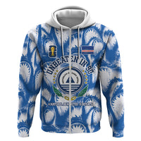 Cape Verde Football Zip Hoodie Blue Sharks - Unbeaten in 90 Minutes