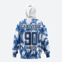 Cape Verde Football Zip Hoodie Blue Sharks - Unbeaten in 90 Minutes