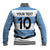 Custom Argentina Rugby 2024 Baseball Jacket Vamos Los Pumas with Jaguar and Floral Pattern - Wonder Print Shop