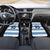 Custom Argentina Rugby 2024 Car Mats Vamos Los Pumas with Jaguar and Floral Pattern - Wonder Print Shop