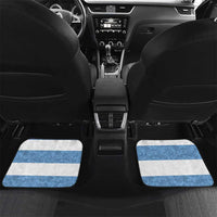 Custom Argentina Rugby 2024 Car Mats Vamos Los Pumas with Jaguar and Floral Pattern - Wonder Print Shop