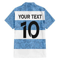 Custom Argentina Rugby 2024 Family Matching Long Sleeve Bodycon Dress and Hawaiian Shirt Vamos Los Pumas with Jaguar and Floral Pattern - Wonder Print Shop